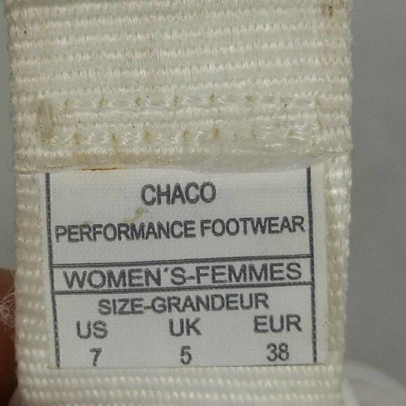 Chaco Women's Lowdown US7 EU38 White Strappy Outdoor Sports Slide Sandals Shoes - Picture 14 of 14